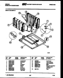 SYSTEM PARTS Diagram and Parts List for GAL095P1A1  Gibson Air Conditioner