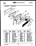 BACKGUARD Diagram and Parts List for 30TESKWED-23-03  Tappan Range