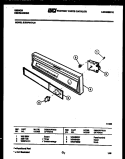 CONTROL PARTS Diagram and Parts List for SU24P4KVLB  Gibson Dishwasher
