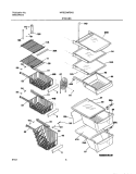 Part Location Diagram of 240351104 Frigidaire DAMPER
