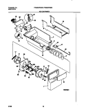 ICE CONTAINER Diagram and Parts List for FRS20ZRGW0  Frigidaire Refrigerator