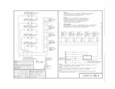 Wiring Diagram Diagram and Parts List for 79032433901  Kenmore Cooktop