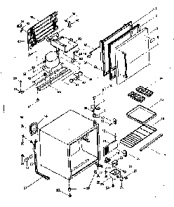 Cabinet Parts Diagram and Parts List for 5648941520  Kenmore Refrigerator