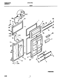 DOOR Diagram and Parts List for GRT21PRCD2  Gibson Refrigerator
