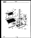 SYSTEM AND AUTOMATIC DEFROST PARTS Diagram and Parts List for FRT26XHAK1  Frigidaire Refrigerator