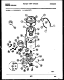 TUB DETAIL Diagram and Parts List for WA27M4WXFB  Gibson Washer
