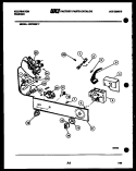 FRONT PANEL PARTS Diagram and Parts List for AWP330F1W  Kelvinator Washer