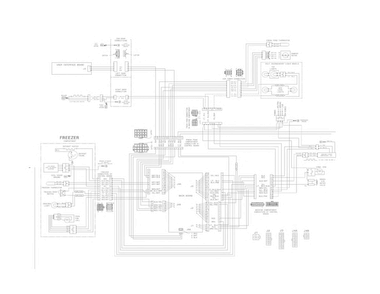 Wiring Diagram Diagram and Parts List for FGHN2844LE5  Frigidaire Refrigerator
