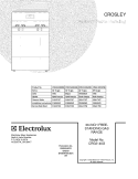 COVER Diagram and Parts List for CRG3140GBBE  Crosley Range