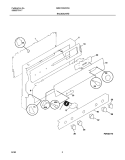 BACKGUARD Diagram and Parts List for MSF312BFWG  Uni Range