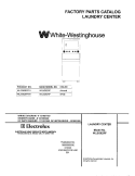 COVER Diagram and Parts List for WLSG62RFW1  Westinghouse Washer Dryer Combo