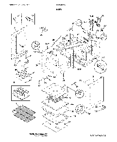 Body Diagram and Parts List for CLEH3054UFC  Frigidaire Range
