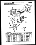 ELECTRICAL PARTS Diagram and Parts List for AS187K2K1  Frigidaire Air Conditioner