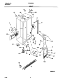 CABINET Diagram and Parts List for FRS26ZXHD2  Frigidaire Refrigerator