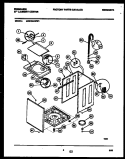 CABINET PARTS Diagram and Parts List for LCE702ADD1  Frigidaire Washer Dryer Combo