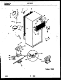 SYSTEM AND AUTOMATIC DEFROST PARTS Diagram and Parts List for MRT15CNBD1  Frigidaire Refrigerator