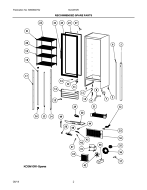Part Location Diagram of 5304493116 Frigidaire BALLAST