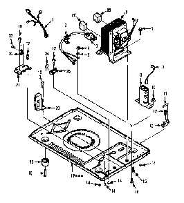 Microwave Parts Diagram and Parts List for 5648773580  Kenmore Microwave