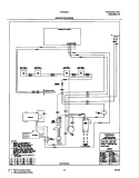 WIRING DIAGRAM Diagram and Parts List for FLF337AUD  Frigidaire Range