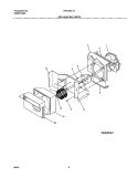 AIR HANDLING Diagram and Parts List for FAC105L1A2  Frigidaire Air Conditioner
