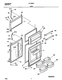 Part Location Diagram of 215867089 Frigidaire TRIM-HANDLE