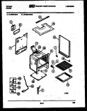 BODY PARTS Diagram and Parts List for 30-2239-00-01  Tappan Range