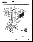 SYSTEM AND AUTOMATIC DEFROST PARTS Diagram and Parts List for GTN198CH1  Frigidaire Refrigerator