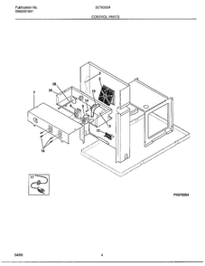 Control Parts Diagram and Parts List for 5079005A  Frigidaire Air Conditioner