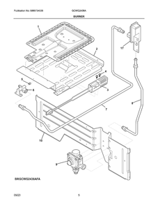 Part Location Diagram of 5304533818 Frigidaire CABLE TIE,PUSH MOUNT,BLACK