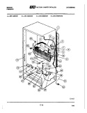 SYSTEM Diagram and Parts List for UFL1950CW2  Frigidaire Freezer