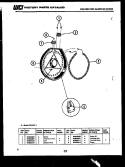 HEATER AND HOUSING Diagram and Parts List for DES100CD1  Kelvinator Dryer