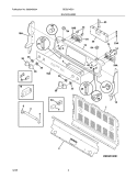 BACKGUARD Diagram and Parts List for BES374ES1  Crosley Wall Oven