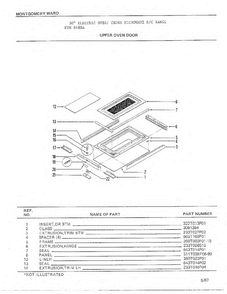 Part Location Diagram of 5303091384 Frigidaire GLASS