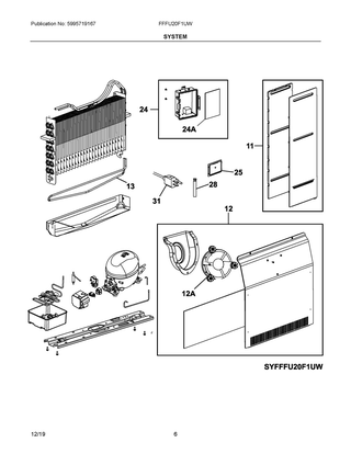 Part Location Diagram of 5304523677 Frigidaire Power Control Board