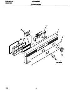 Frigidaire F71c12phs0 4 Diagram and Parts List for F71C12PHS0 V0 Frigidaire Refrigerator