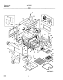 BODY Diagram and Parts List for GLCS376CSA  Frigidaire Range