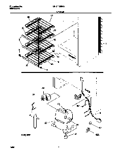 System Diagram and Parts List for GFU17M6HW1  Gibson Freezer