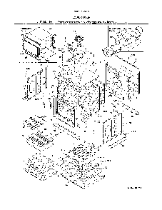 Lower oven Diagram and Parts List for 79049603318  Kenmore Microwave