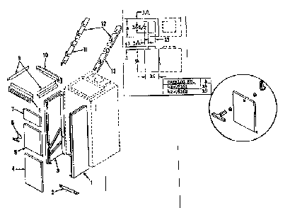 Part Location Diagram of 69885 Frigidaire Base angle