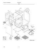 BODY Diagram and Parts List for CMEF212ES4  Uni Range