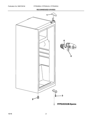 Part Location Diagram of 5304519033 Frigidaire BULB