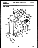 CABINET PARTS Diagram and Parts List for GTN198WV2  Uni Refrigerator