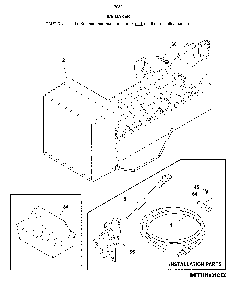 Ice maker Diagram and Parts List for 25370502616  Kenmore Refrigerator