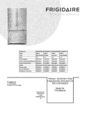COVER Diagram and Parts List for FGHN2844LE4  Frigidaire Refrigerator