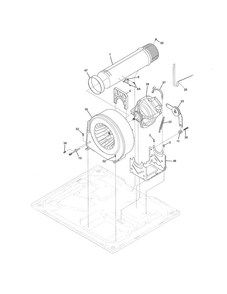 Motor Diagram and Parts List for EIGD50LIW0  Electrolux Dryer