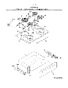 Top/drawer Diagram and Parts List for 79042529319  Kenmore Range