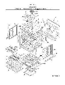 Upper oven Diagram and Parts List for 79049443413  Kenmore Wall Oven