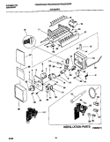 ICE MAKER Diagram and Parts List for FRS22ZGGD0  Frigidaire Refrigerator