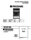 COVER Diagram and Parts List for FGF374CCTF  Frigidaire Range