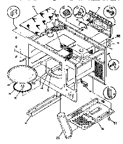 Wrapper/body Diagram and Parts List for SMS138T1(941354509)  Tappan Microwave